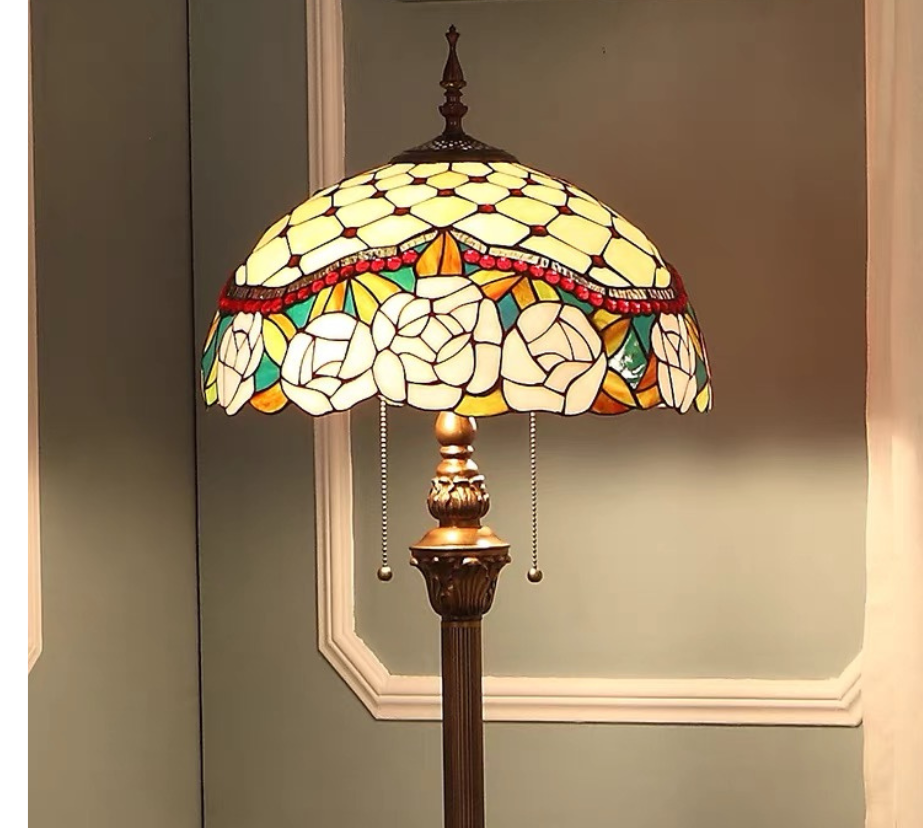 CDH Tiffany Floor Lamp (16032) 16" 40CM Shade