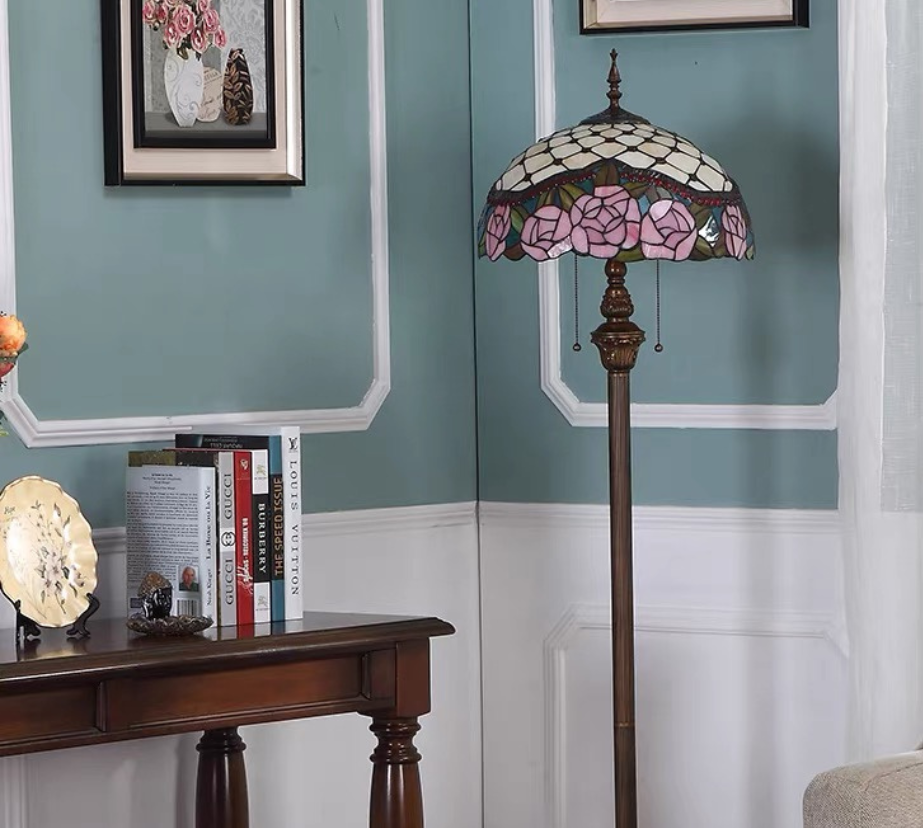 CDH Tiffany Floor Lamp (16032) 16" 40CM Shade