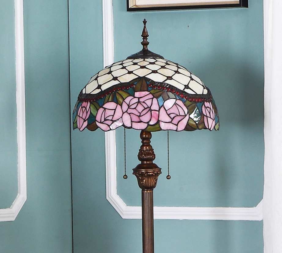 CDH Tiffany Floor Lamp (16032) 16" 40CM Shade