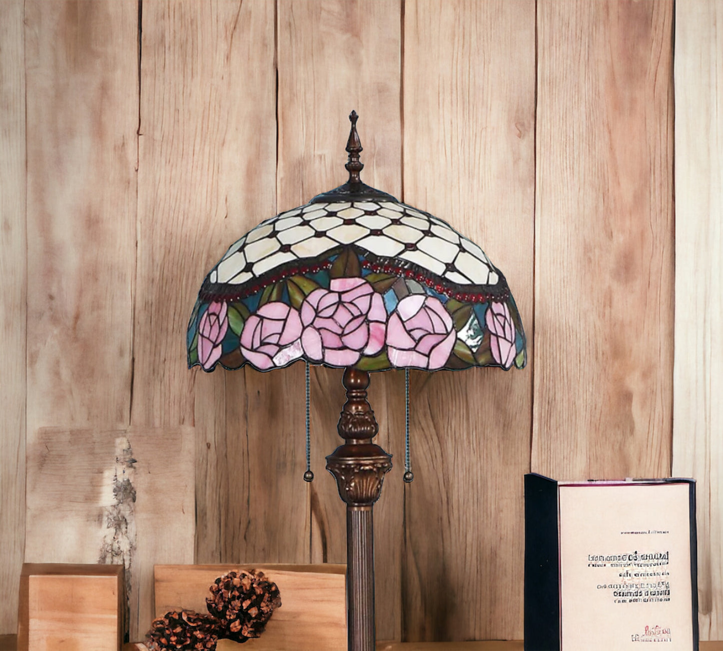 CDH Tiffany Floor Lamp (16032) 16" 40CM Shade