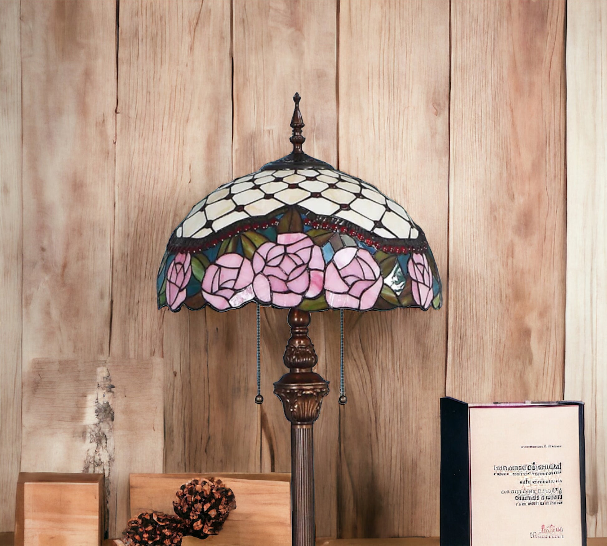 CDH Tiffany Floor Lamp (16032) 16" 40CM Shade