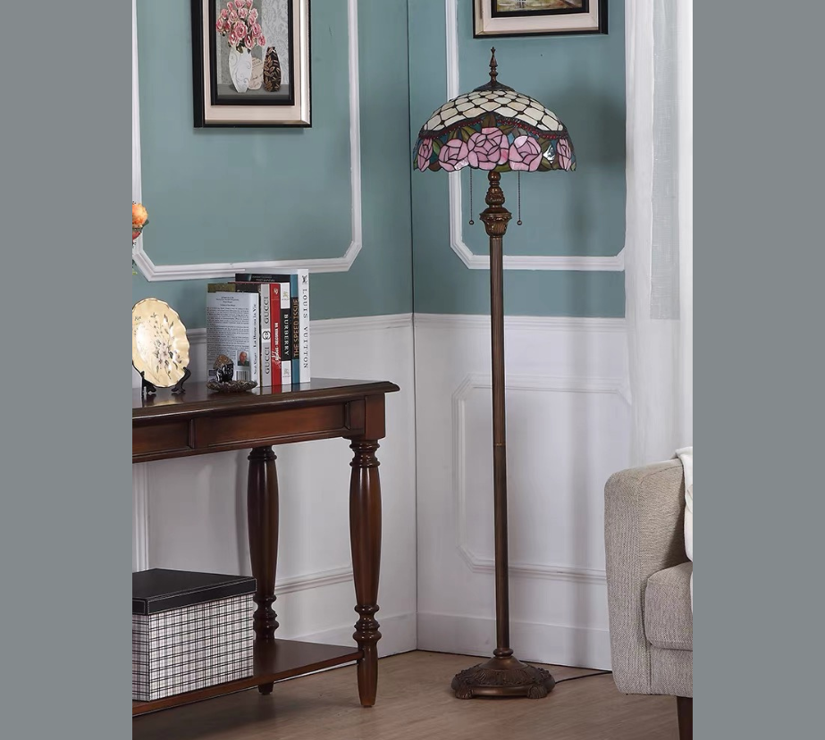 CDH Tiffany Floor Lamp (16032) 16" 40CM Shade