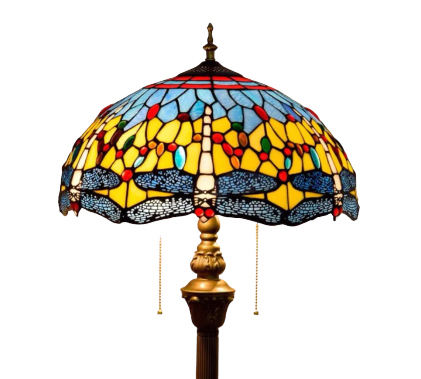 CDH Tiffany Floor Lamp (16033) 16" 40CM Shade