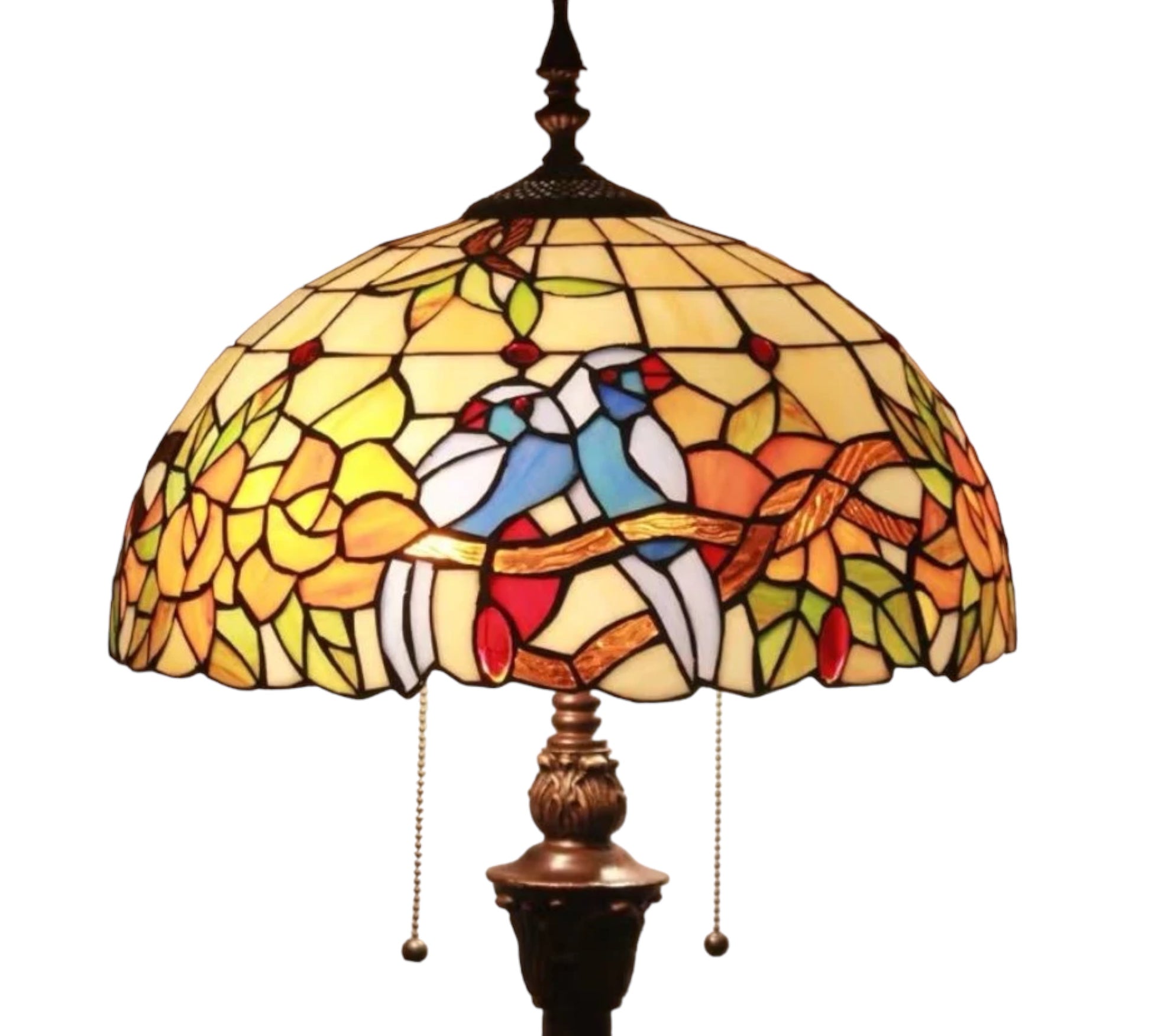 CDH Tiffany Floor Lamp (16056) 16" 40CM Shade