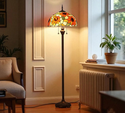 CDH Tiffany Floor Lamp (16068) 16" 40CM Shade