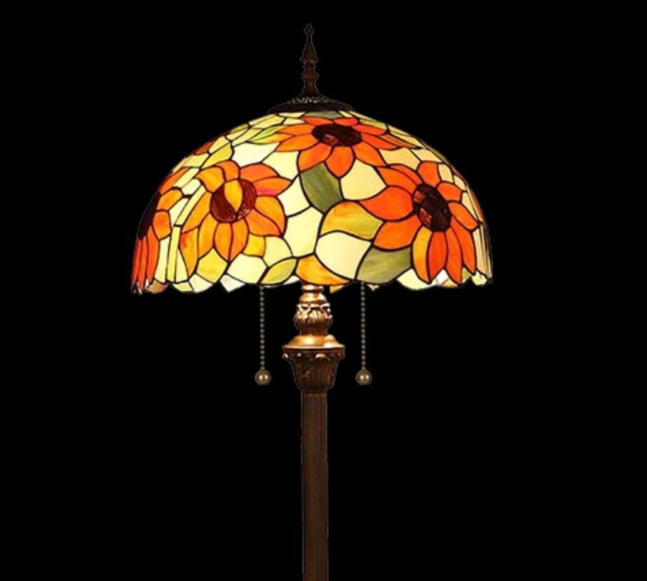 CDH Tiffany Floor Lamp (16068) 16" 40CM Shade