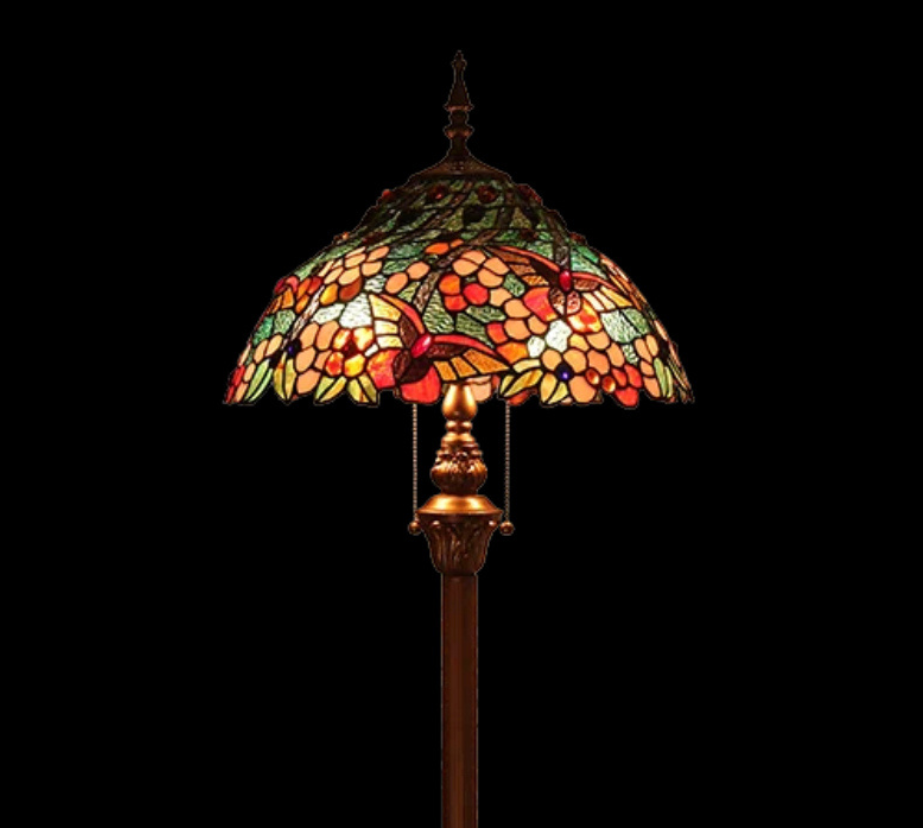 CDH Tiffany Floor Lamp (16075) 16" 40CM Shade