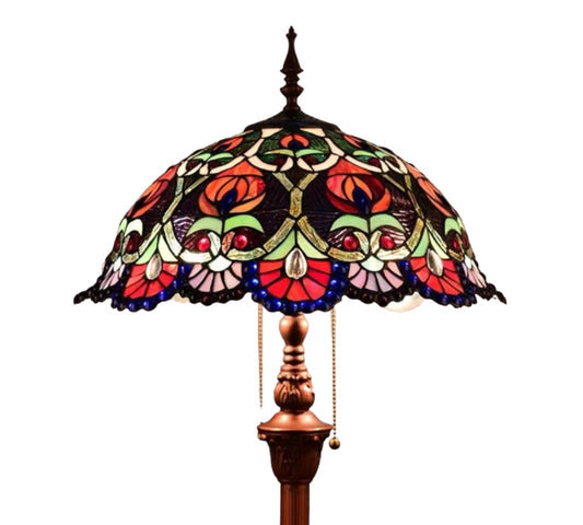 CDH Tiffany Floor Lamp (16086) 16" 40CM Shade
