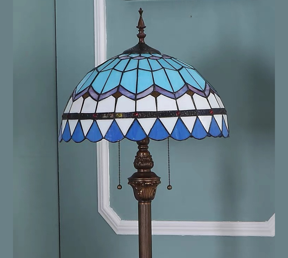 CDH Tiffany Floor Lamp (16101) 16" 40CM Shade