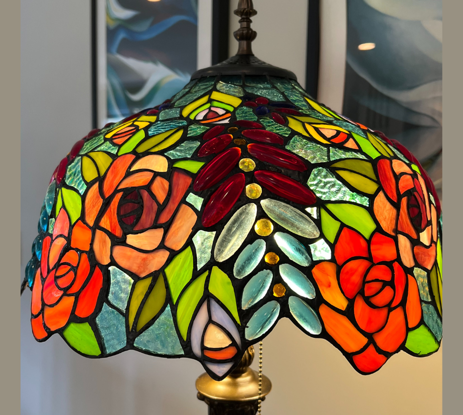 CDH Tiffany Floor Lamp (16112) 16" 40CM Shade