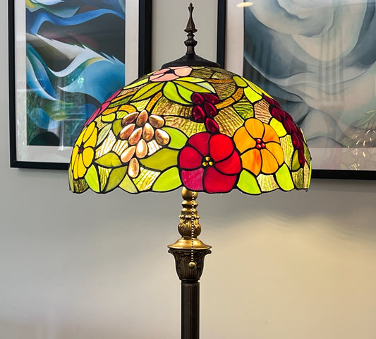 CDH Tiffany Floor Lamp (16115) 16" 40CM Shade