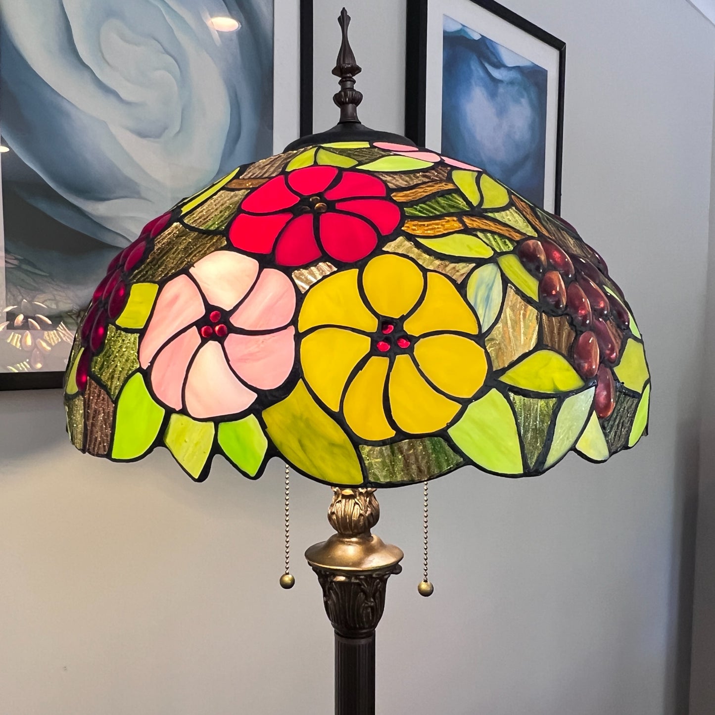 CDH Tiffany Floor Lamp (16115) 16" 40CM Shade