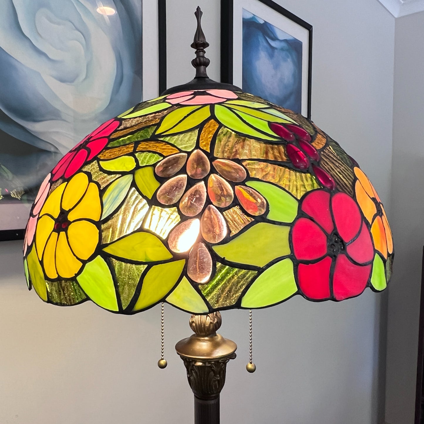 CDH Tiffany Floor Lamp (16115) 16" 40CM Shade