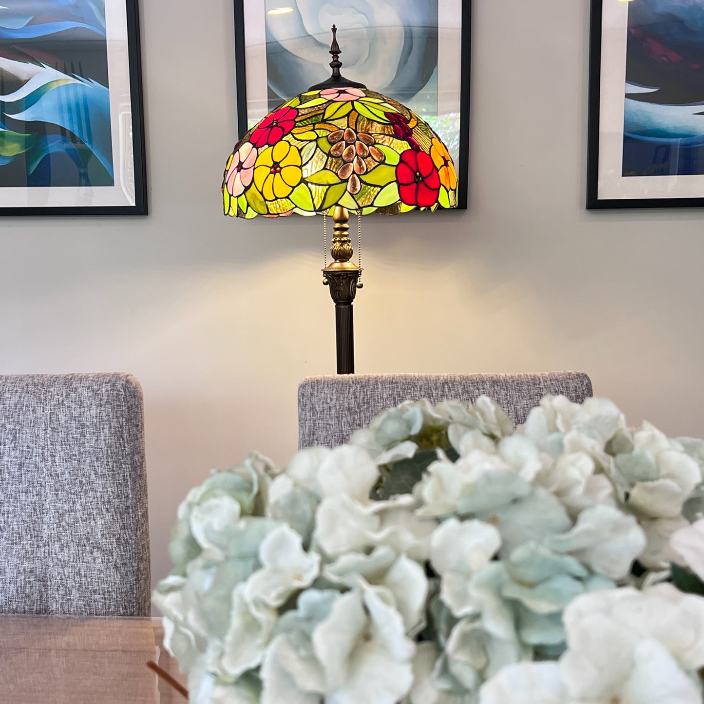CDH Tiffany Floor Lamp (16115) 16" 40CM Shade