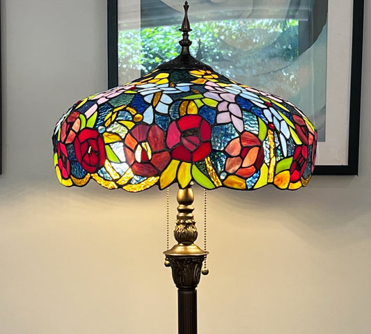 CDH Tiffany Floor Lamp (16116) 16" 40CM Shade