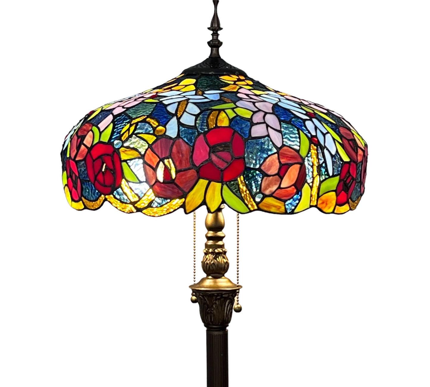CDH Tiffany Floor Lamp (16116) 16" 40CM Shade