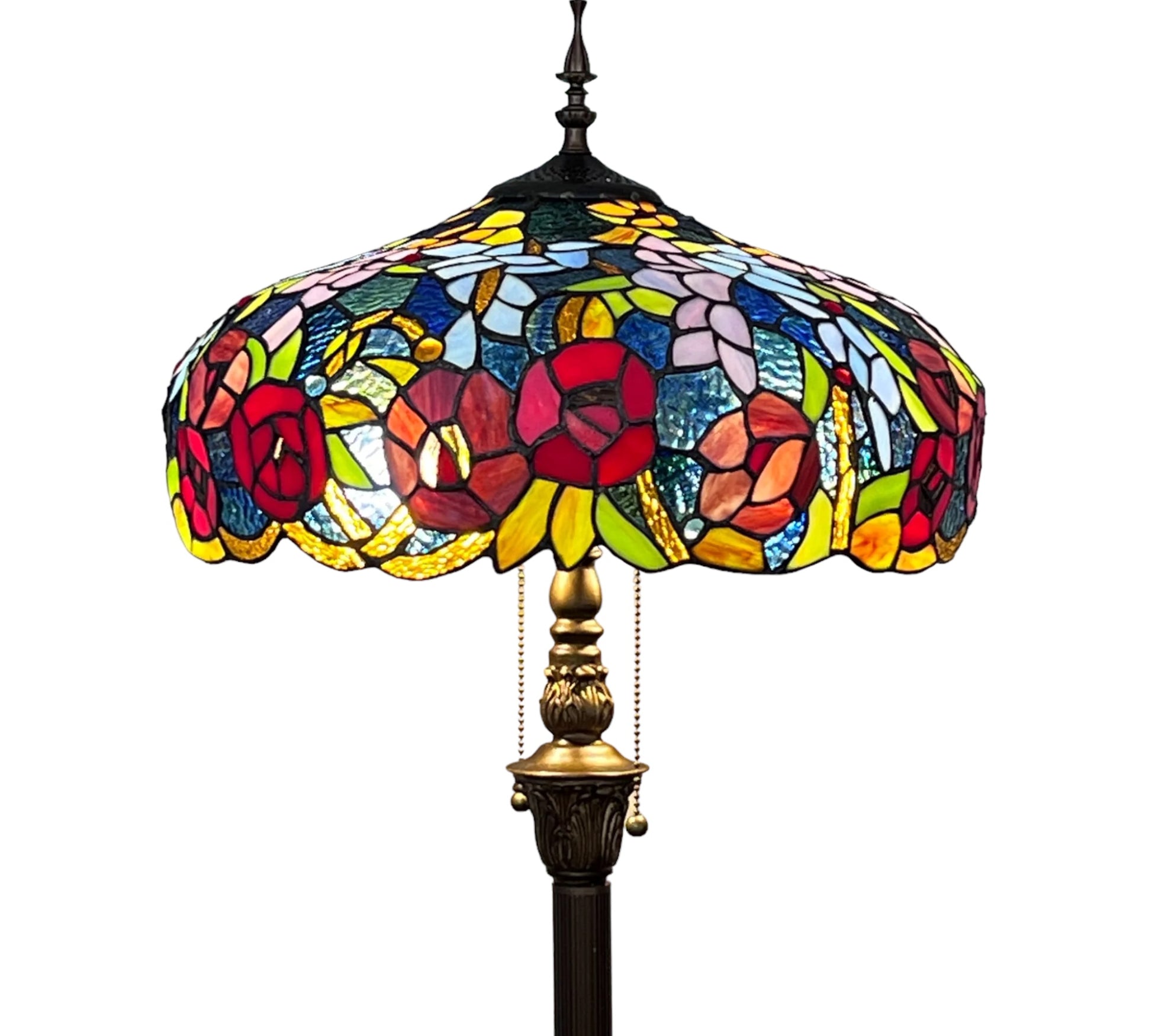 CDH Tiffany Floor Lamp (16116) 16" 40CM Shade