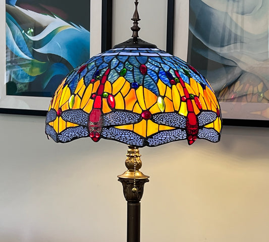 CDH Tiffany Floor Lamp (16117) 16" 40CM Shade