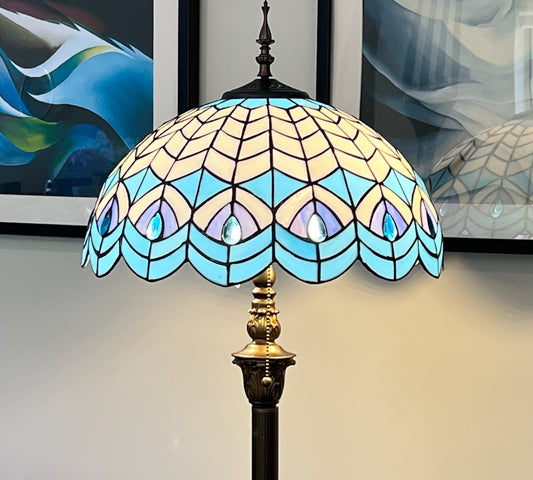 CDH Tiffany Floor Lamp (16119) 16" 40CM Shade