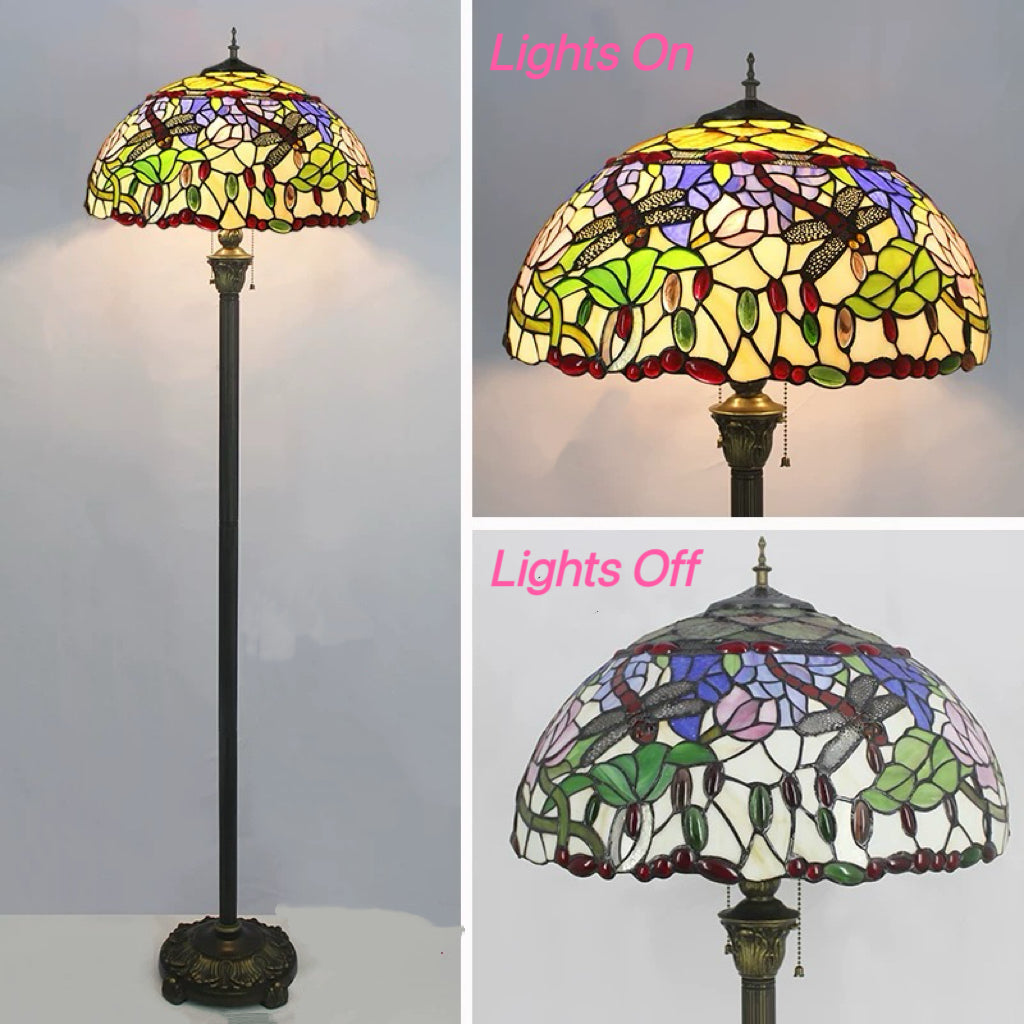 CDH Tiffany Floor Lamp (16941) 16" 40CM Shade