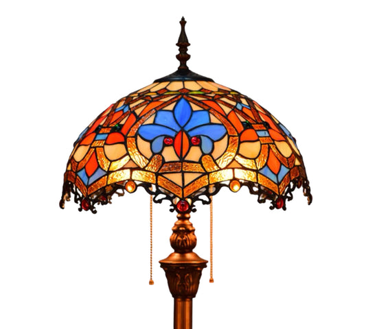 CDH Tiffany Floor Lamp (18006) 16" 40CM Shade