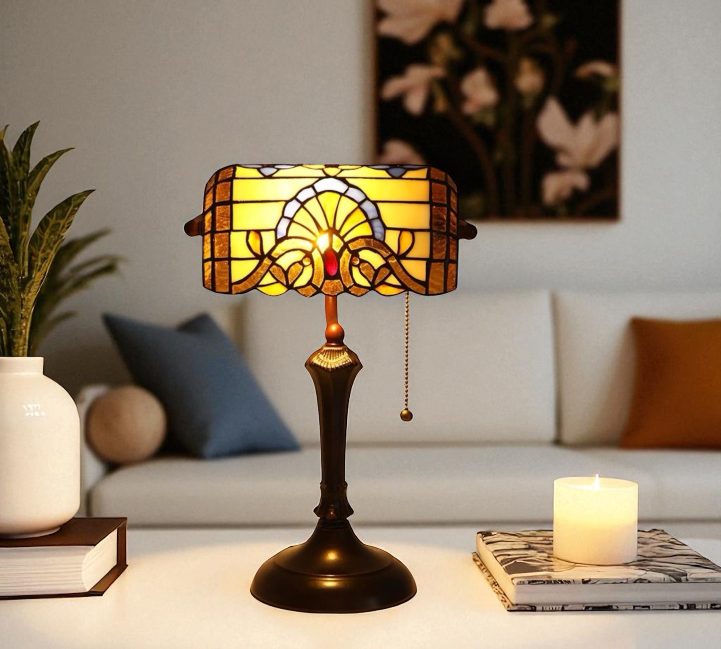 CDH Tiffany Reading Table Lamp (12037)
