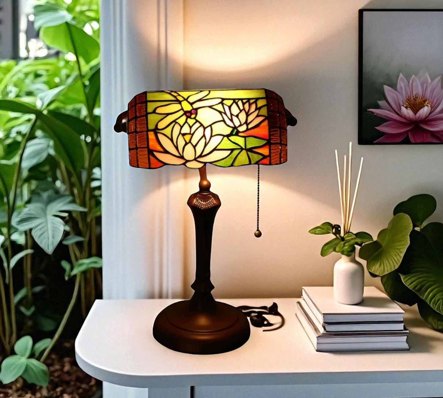 CDH Tiffany Reading Table Lamp (12041)