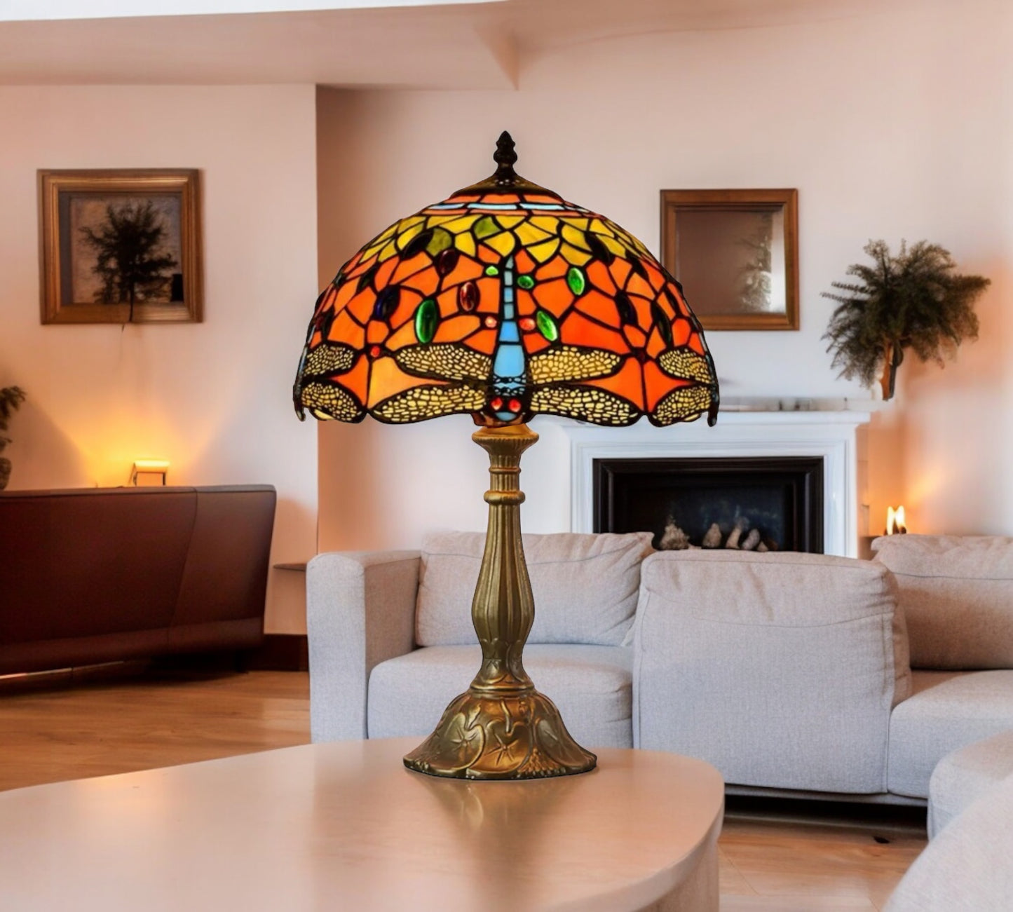 CDH 12" Tiffany Table Lamp (12062)