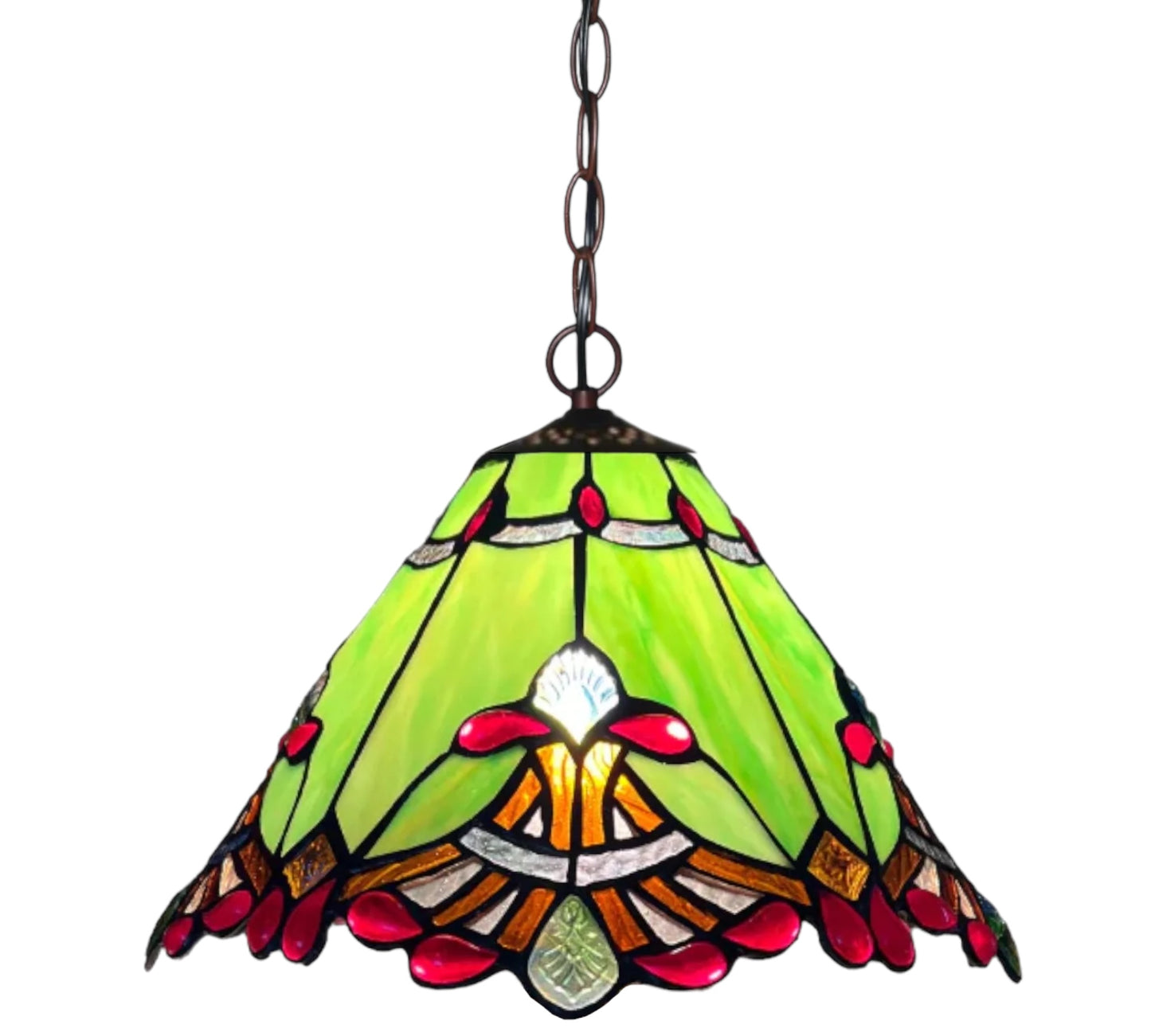 CDH 12" Tiffany Pendant Lamp 30cm shade (12001G_C)
