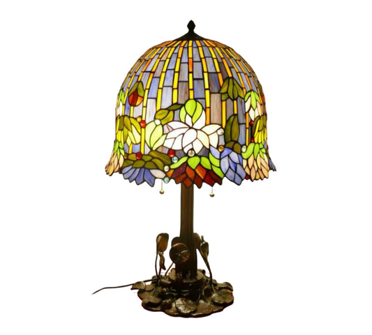 CDH 16" Tiffany Lotus Flower Table Lamp 40cm Shade (15074)