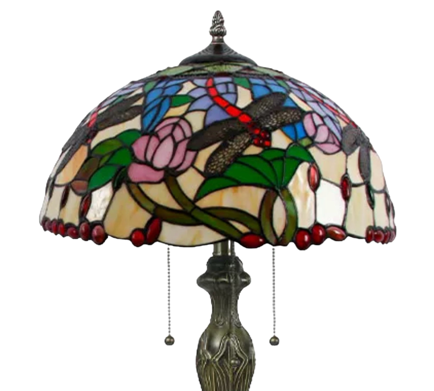 CDH 16" Tiffany Table Lamp 40cm Shade (15058)