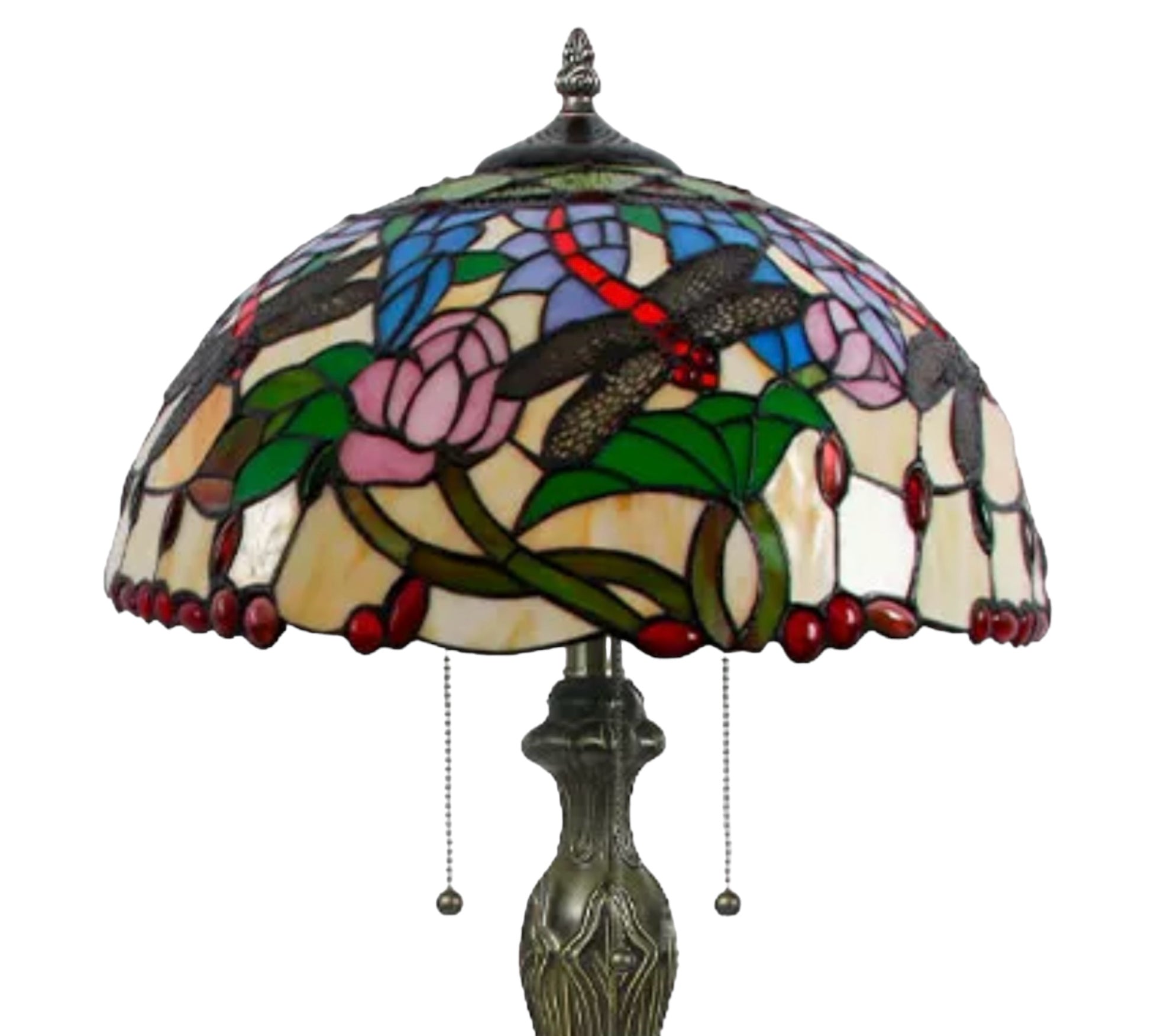 CDH 16" Tiffany Table Lamp 40cm Shade (15058)