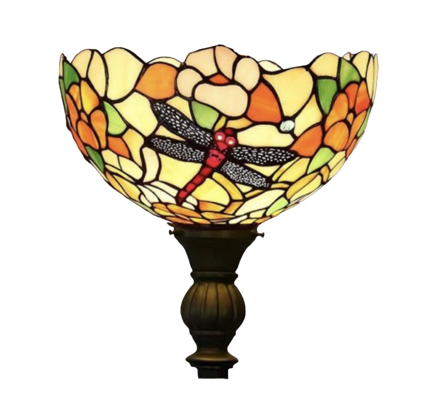 CDH Tiffany Torchiere Floor Lamp (12043H) 12" 30CM Shade