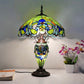 CDH 18" XLARGE Tiffany Mother-Daughter Vase Lamp 40cm Shade (15066)