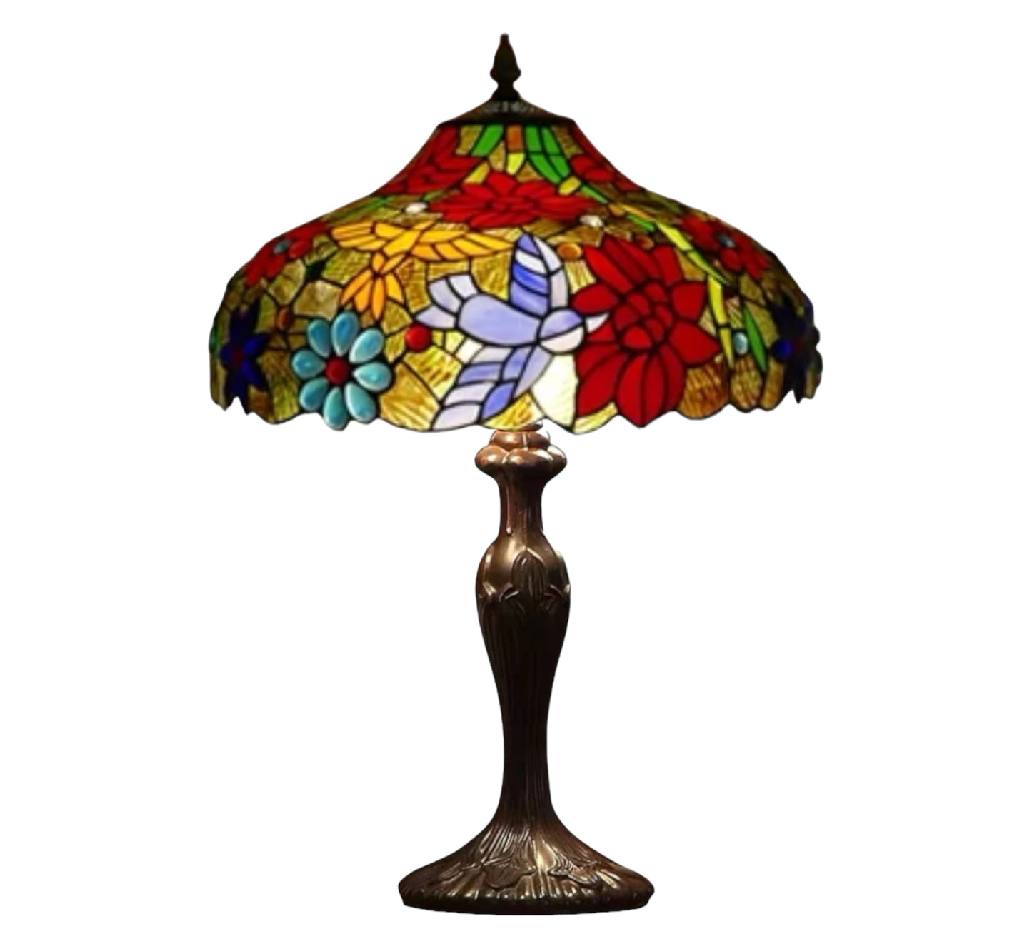 CDH 16" Tiffany Table Lamp 40cm Shade (15061)