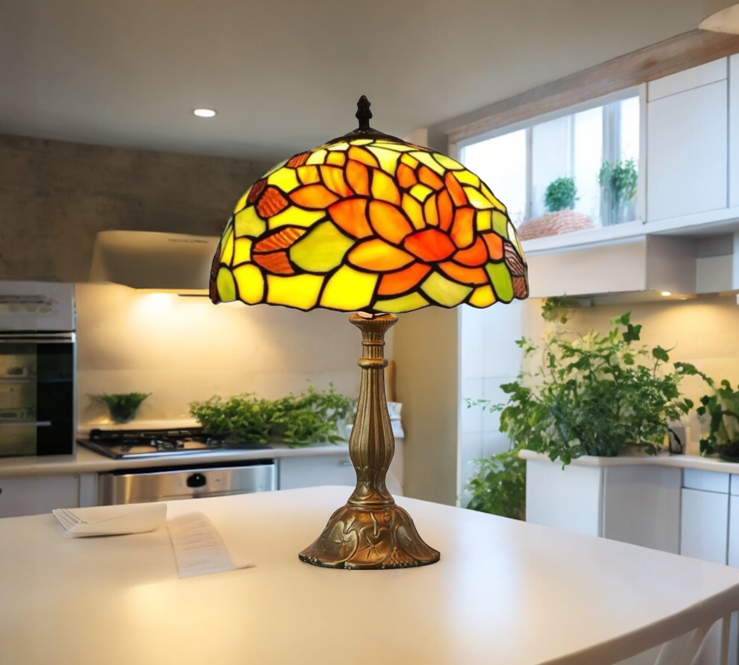 CDH 12" Tiffany Table Lamp (12719)