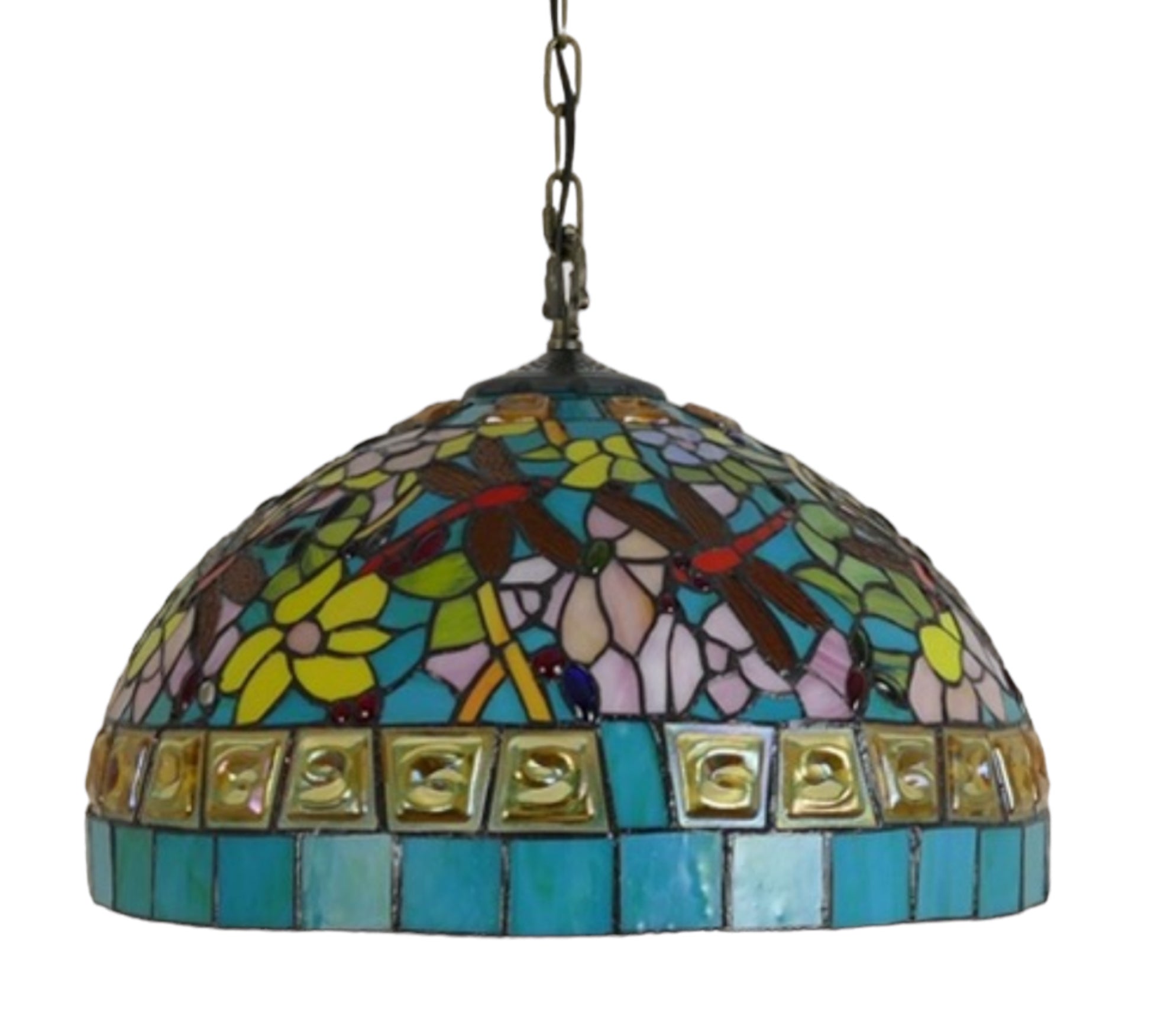 CDH 18" XLARGE Tiffany Pendant Lamp 46cm shade (19004C)