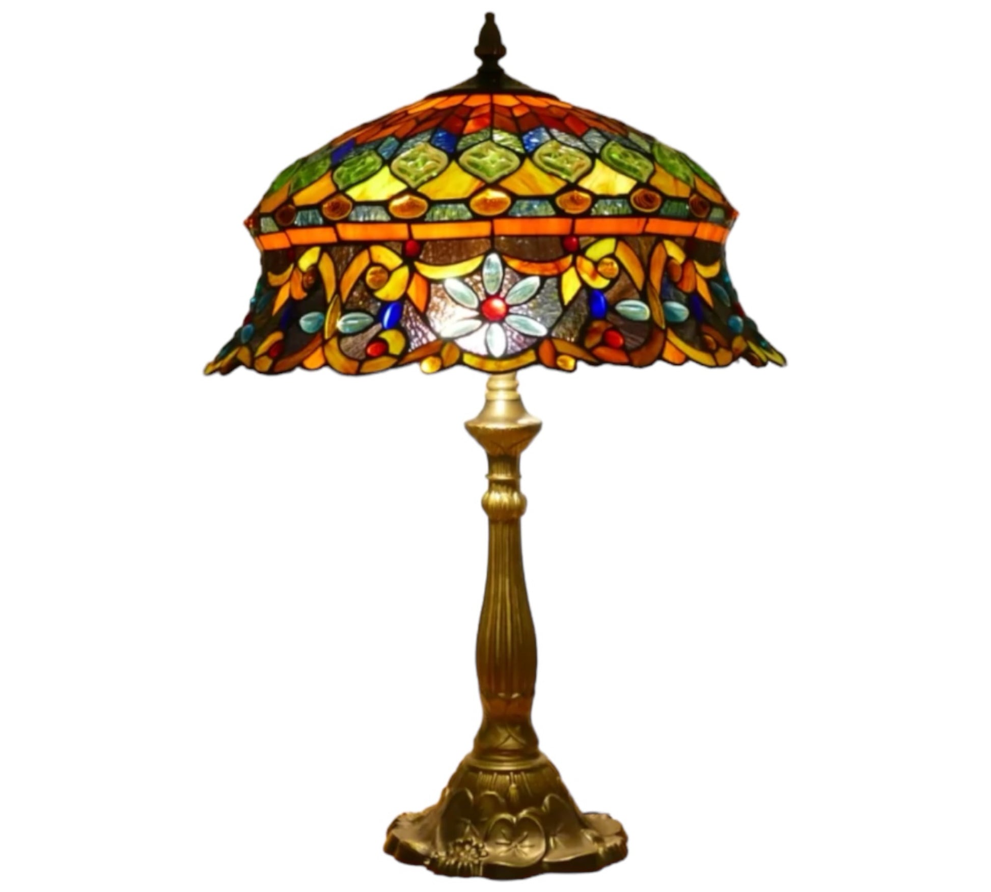 CDH 18" XLARGE Tiffany Table Lamp 46cm Shade (19002T)