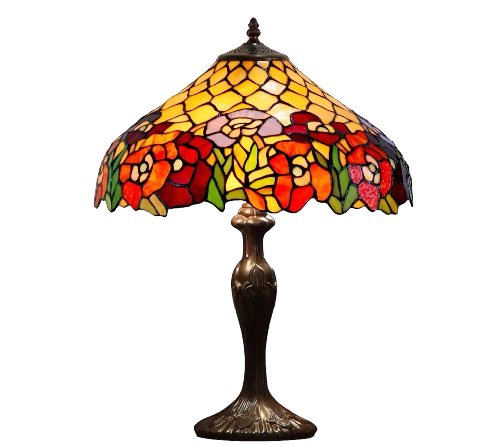 CDH 16" Tiffany Table Lamp 40cm Shade (15026)