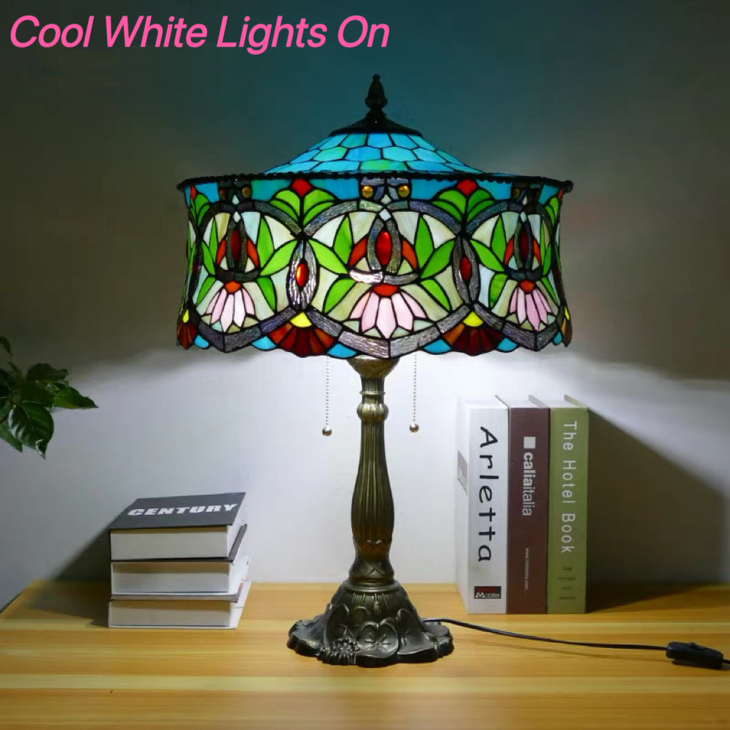 CDH 18" XLARGE Tiffany Table Lamp 46cm Shade (19001T)