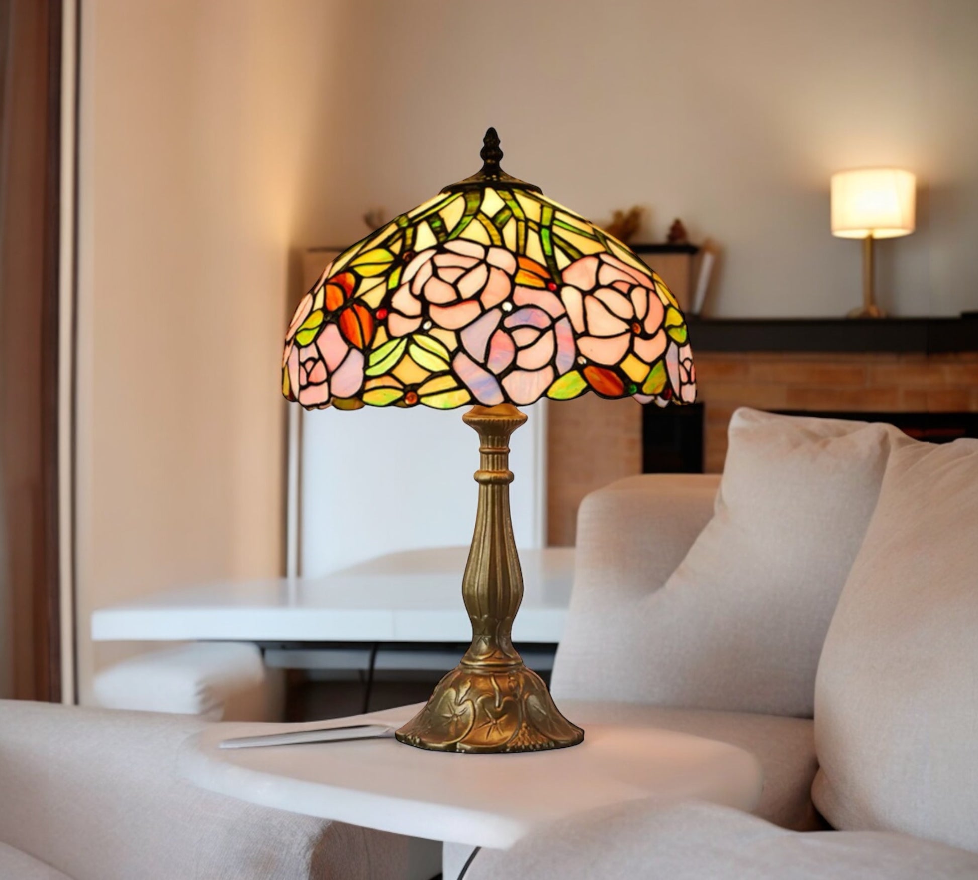 CDH 12" Tiffany Table Lamp (12098)