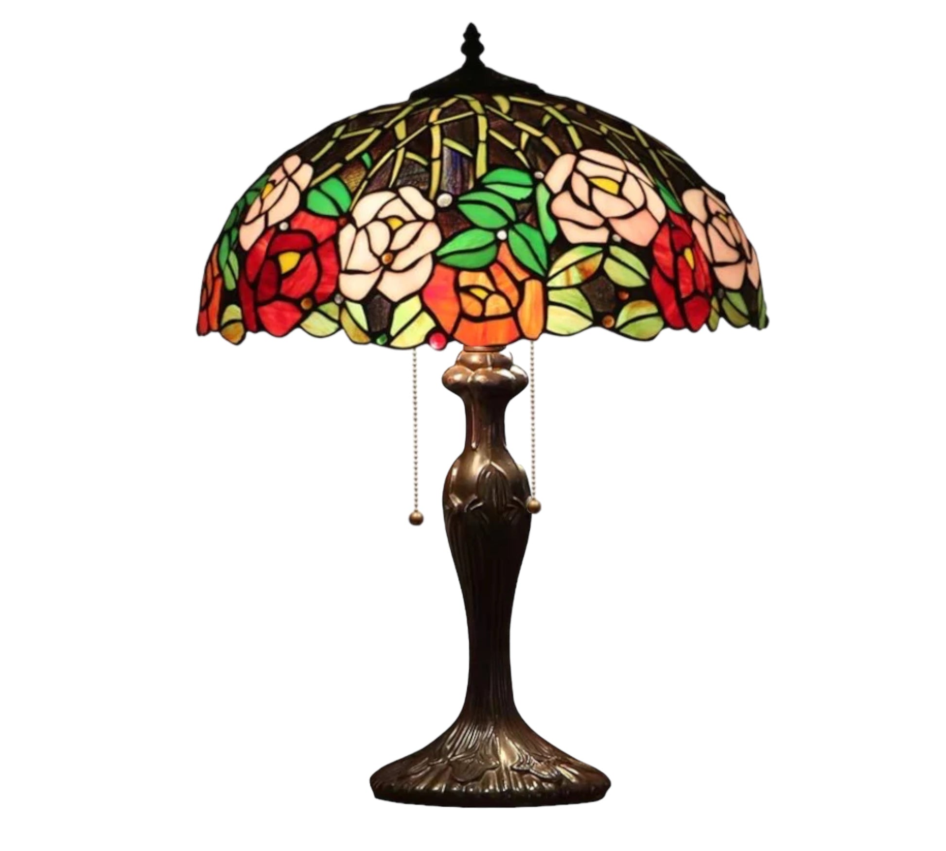 CDH 16" Tiffany Table Lamp 40cm Shade (15038)