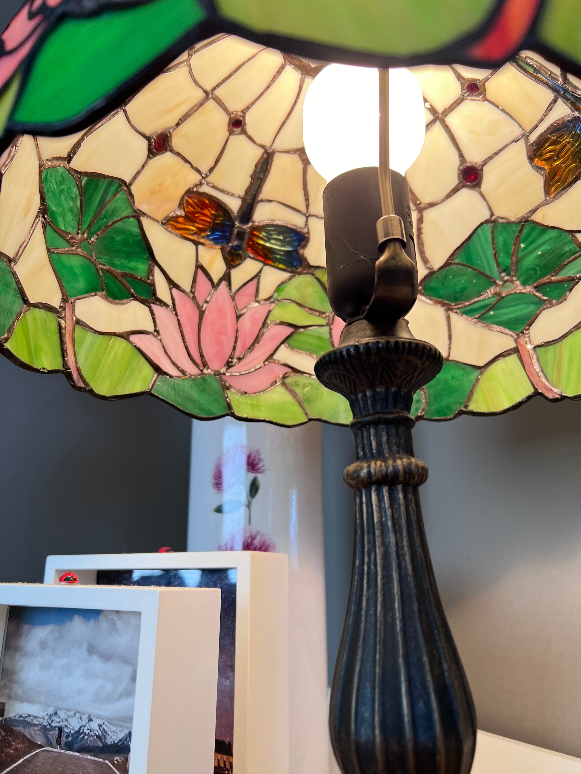 CDH 16" Tiffany Table Lamp 40cm Shade (15037)