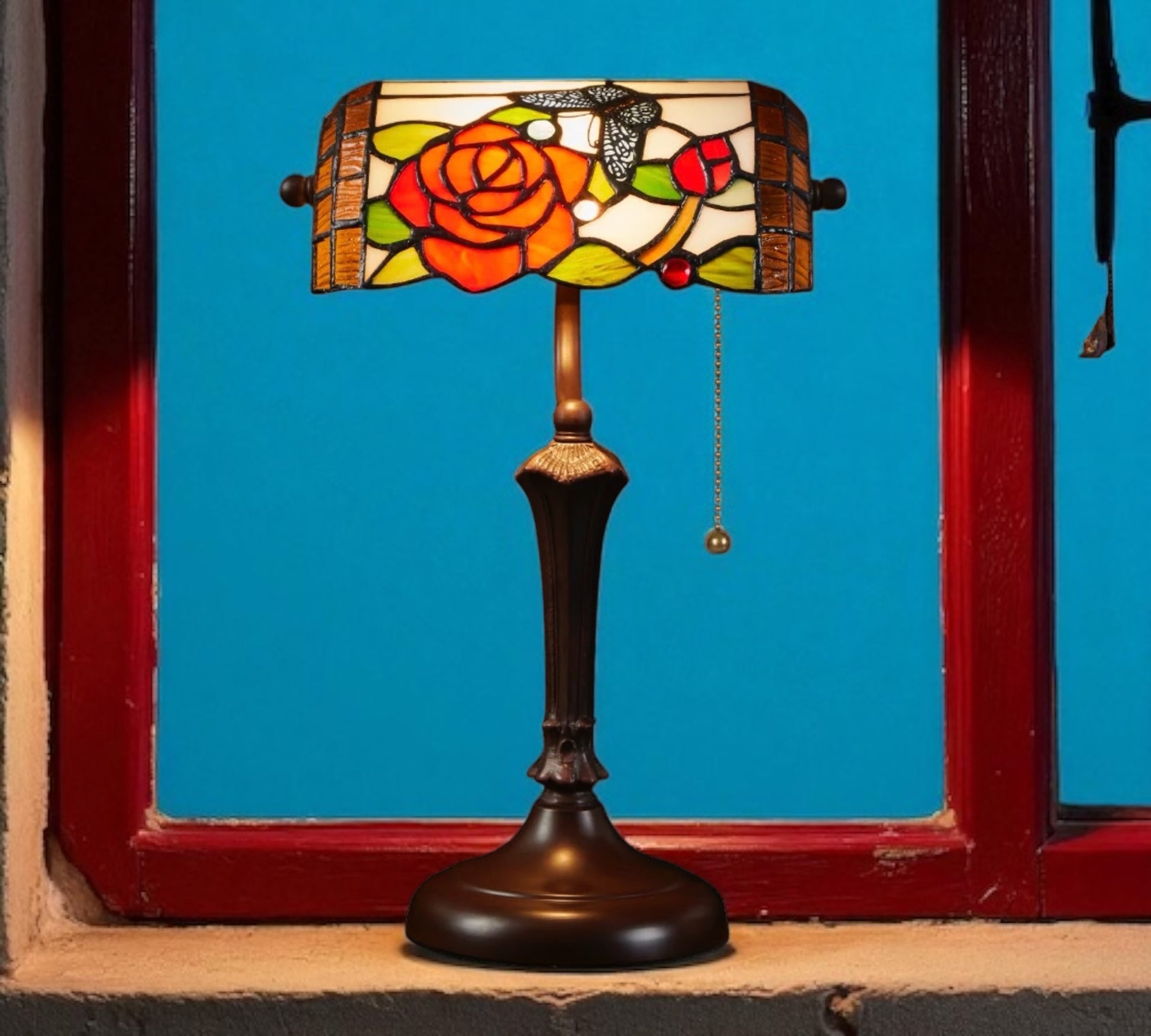 CDH Tiffany Reading Table Lamp (12039)