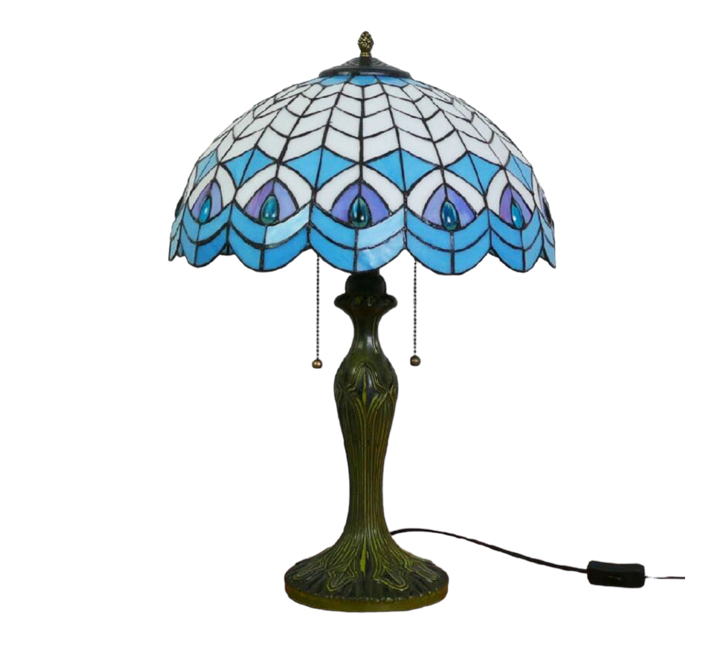 CDH 16" Tiffany Table Lamp 40cm Shade (15036)