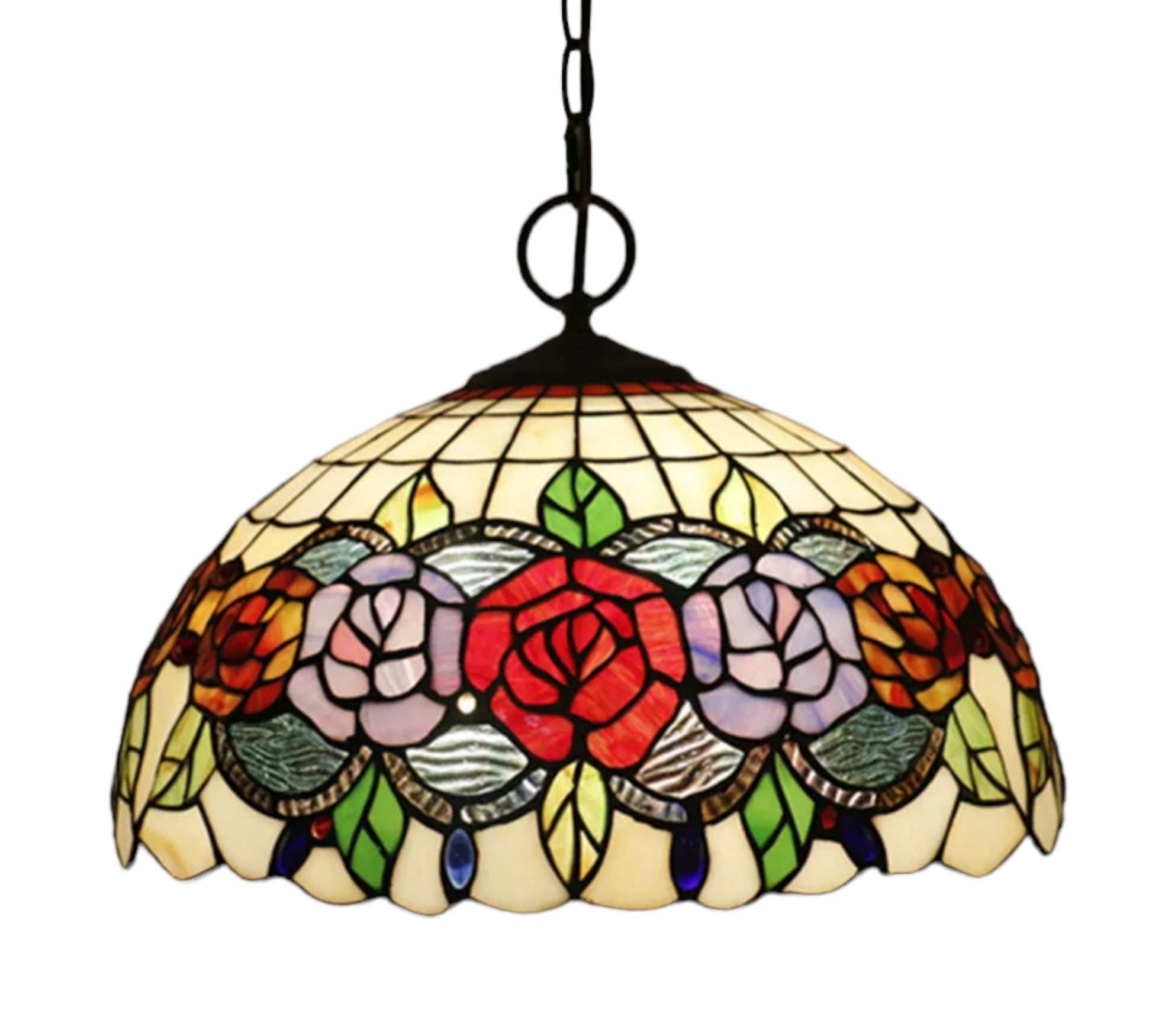 CDH 12" Tiffany Pendant Lamp 30cm shade (12081C)