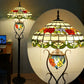 CDH Tiffany Mother-Daughter Vase Floor Lamp X-LARGE 46cm Shade (15082)