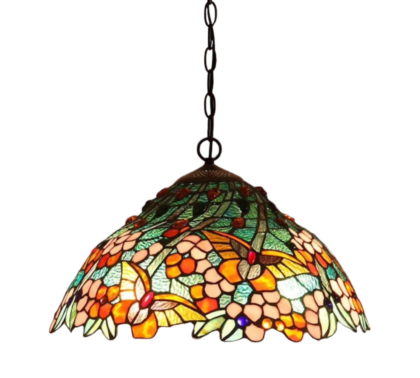 CDH 16" Tiffany Pendant Lamp 40cm shade (16075C)