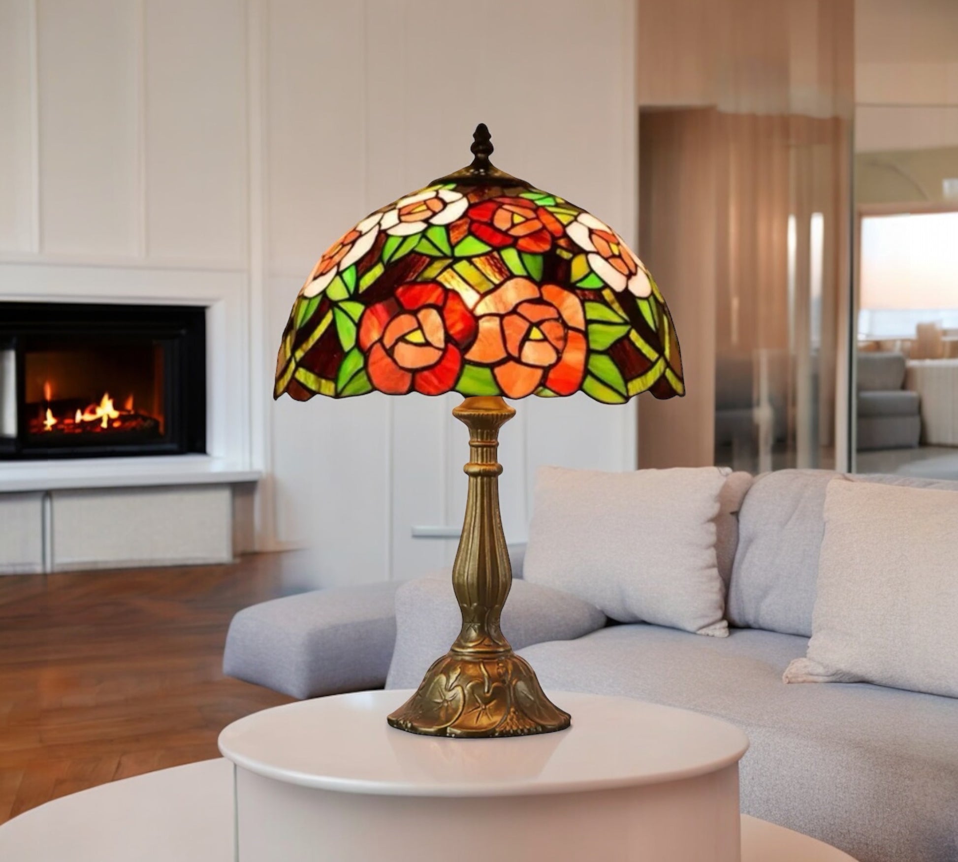CDH 12" Tiffany Table Lamp (12703)