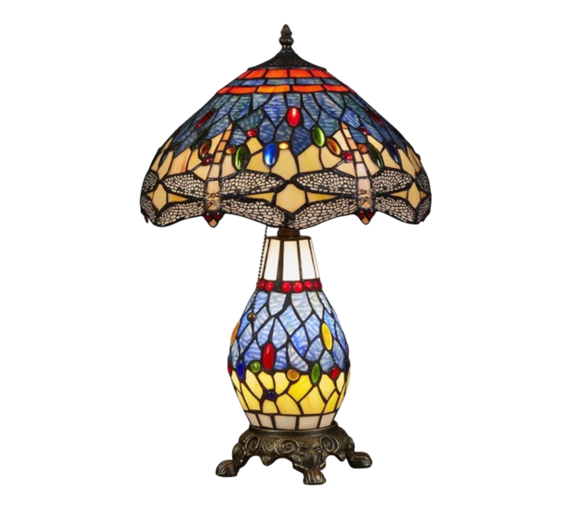 CDH 12" Tiffany Table Lamp (12076B)